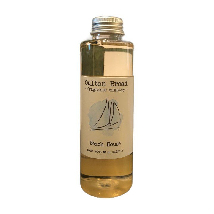Beach House Reed Diffuser Refill Oil - Oulton Broad Fragrance Company from thetraditionalgiftshop.com