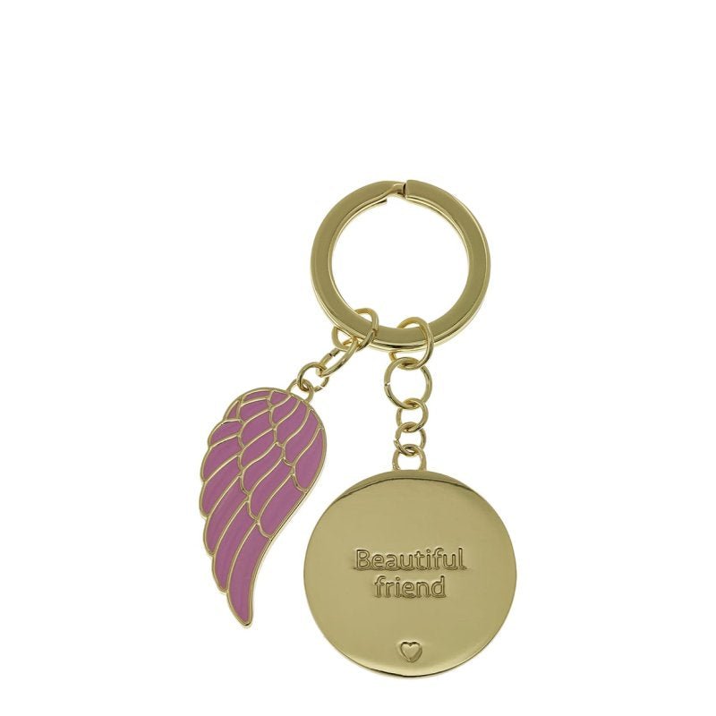 Beautiful Friend Angel Wing Boxed Keyring - You Are An Angel from thetraditionalgiftshop.com