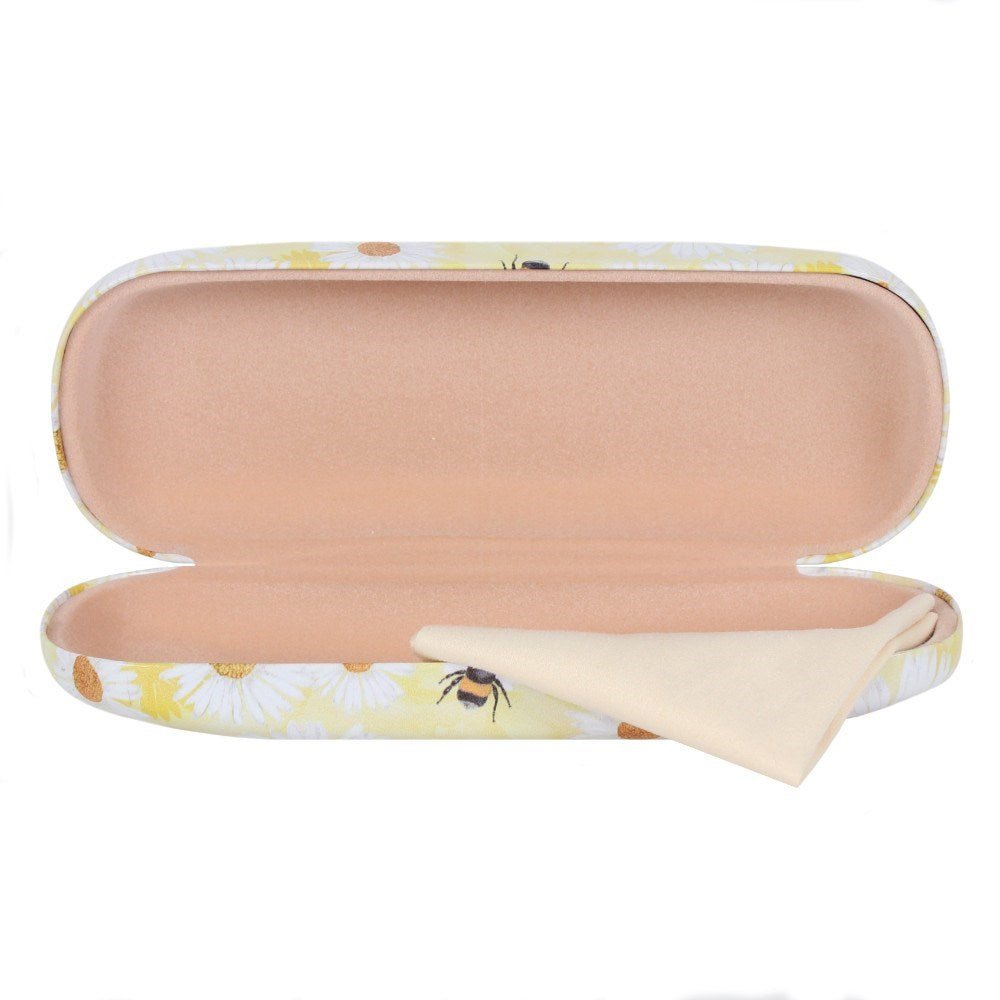 Bee & Daisy Glasses Case - Jones Home & Gift from thetraditionalgiftshop.com