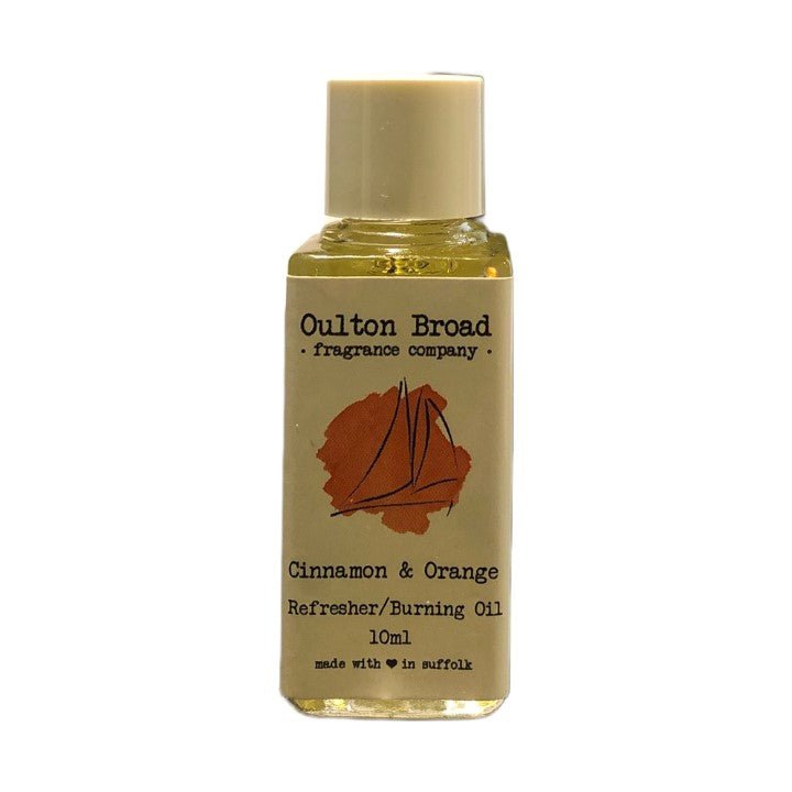 Cinnamon & Orange Fragrance Oil (10ml) - Oulton Broad Fragrance Company from thetraditionalgiftshop.com
