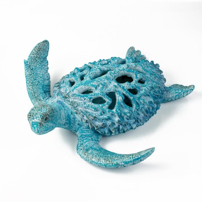Coral Creatures - Small Blue Turtle - Coral Creatures from thetraditionalgiftshop.com