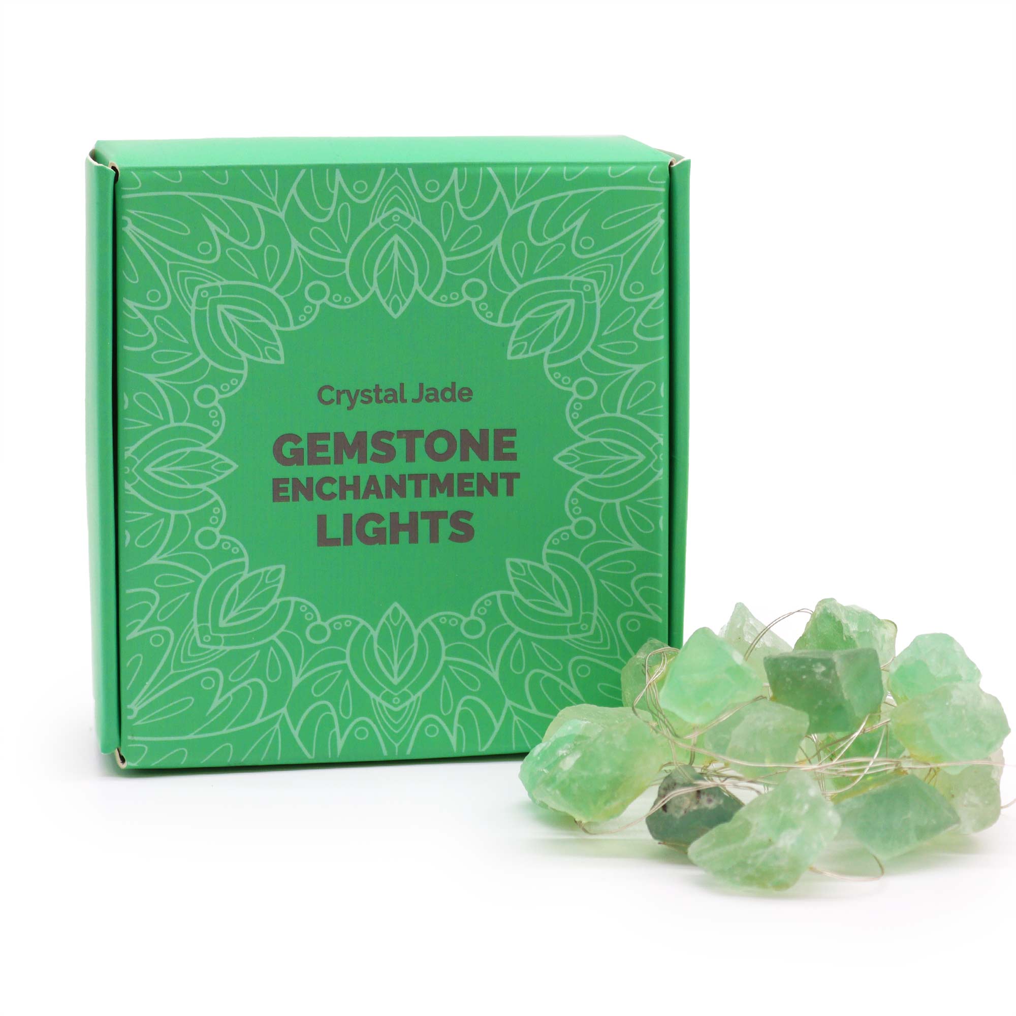 Gemstone LED String Lights - Crystal Jade - Gemstone Enchantment Lights from thetraditionalgiftshop.com