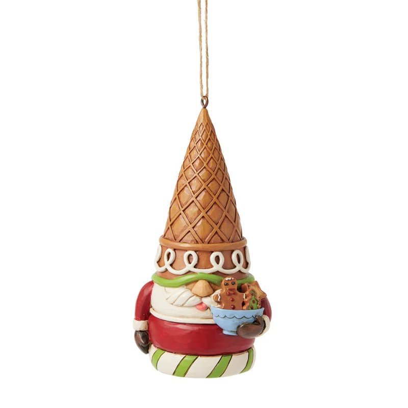 Gingerbread Gnome Hanging Ornament - Heartwood Creek by Jim Shore from thetraditionalgiftshop.com