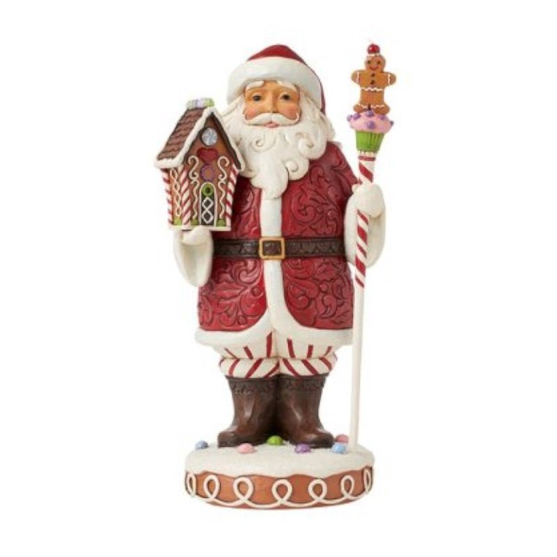 Have a Sweet Christmas (Gingerbread Christmas Santa) Figure - Heartwood Creek by Jim Shore from thetraditionalgiftshop.com
