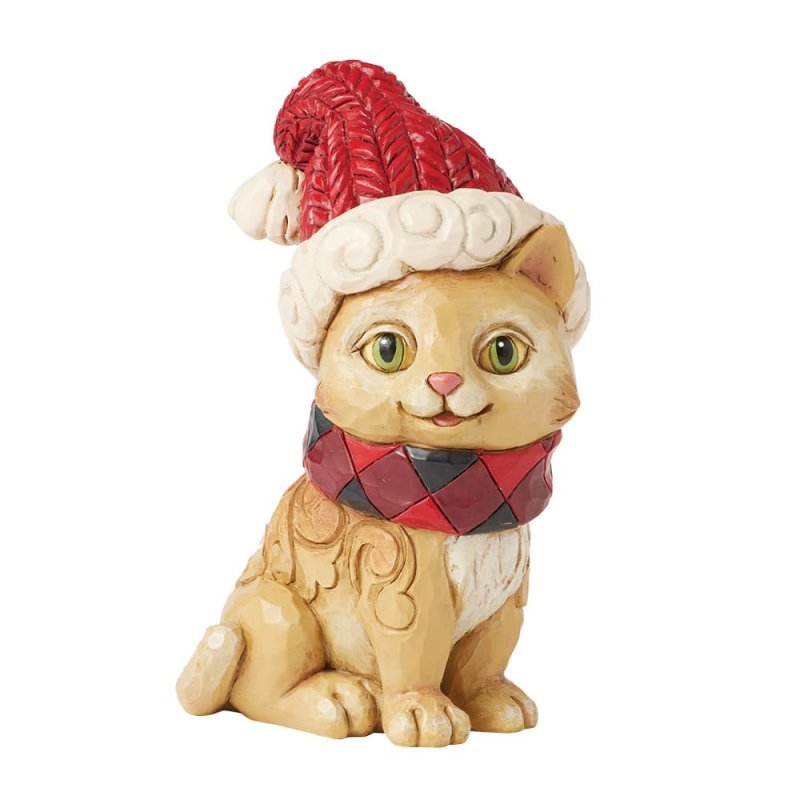 Highland Glen Cat Mini Figure - Heartwood Creek by Jim Shore from thetraditionalgiftshop.com
