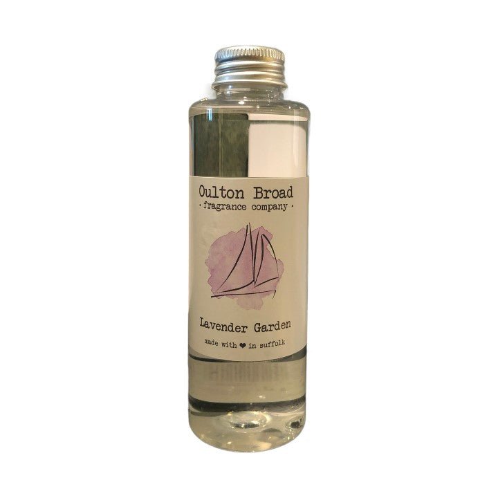 Lavender Garden Reed Diffuser Refill Oil - Oulton Broad Fragrance Company from thetraditionalgiftshop.com