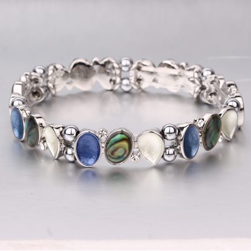 Magnetic Hematite Bracelet (MH3503) - Pure by Coppercraft from thetraditionalgiftshop.com