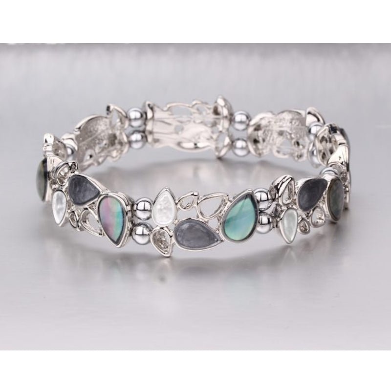 Magnetic Hematite Bracelet (MH3510) - Pure by Coppercraft from thetraditionalgiftshop.com