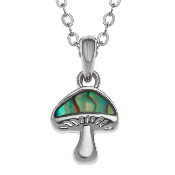 Mushroom Paua Shell Necklace - Tide Jewellery from thetraditionalgiftshop.com