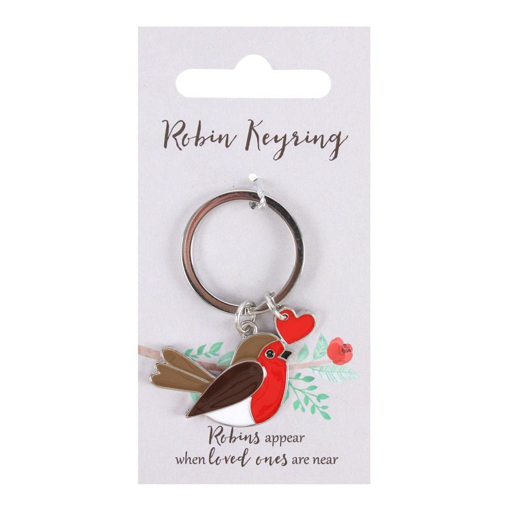 Robin Keyring (Robins Appear When Loved Ones Are Near) - Jones Home & Gift from thetraditionalgiftshop.com