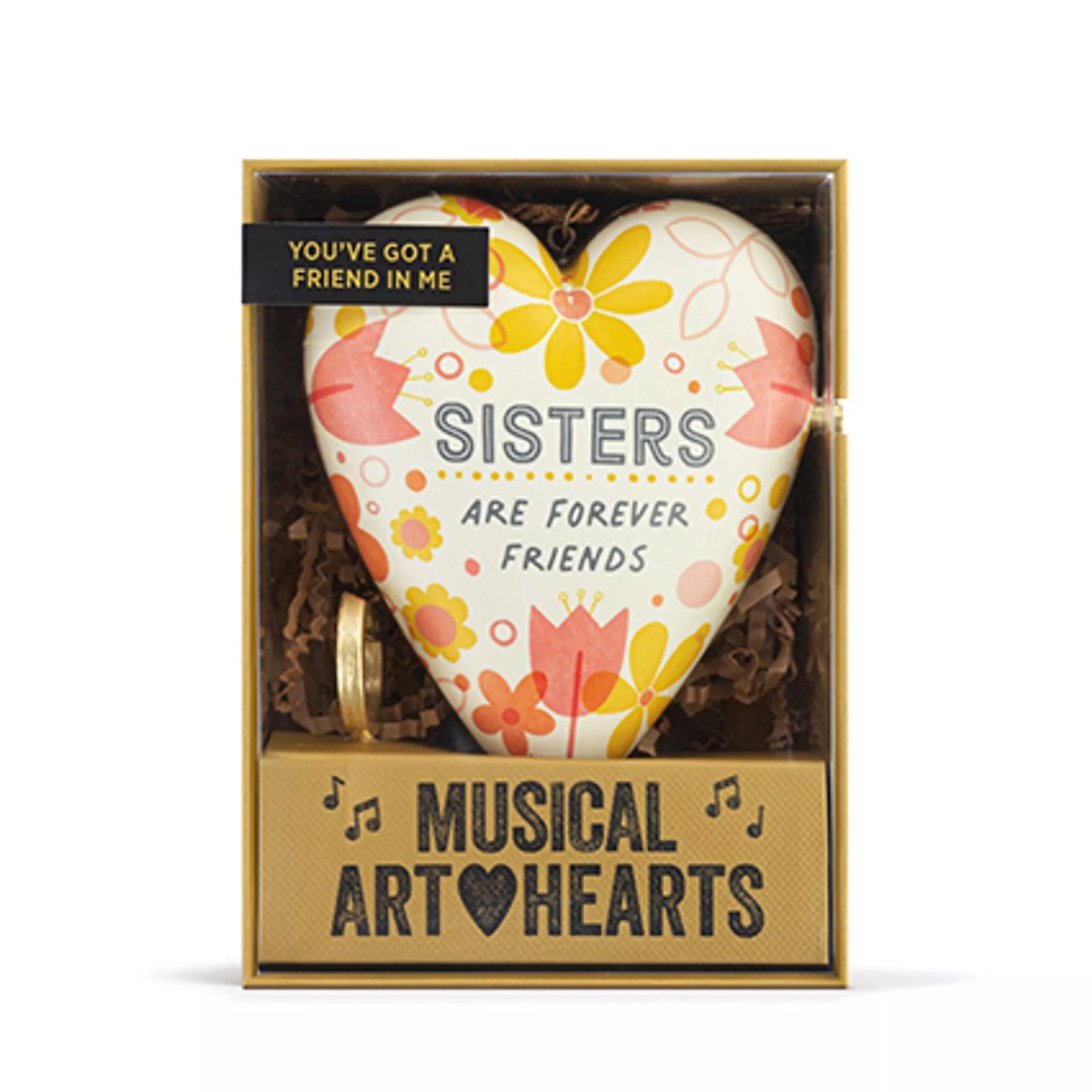 Sisters Musical Art Heart - Art Hearts by Demdaco from thetraditionalgiftshop.com