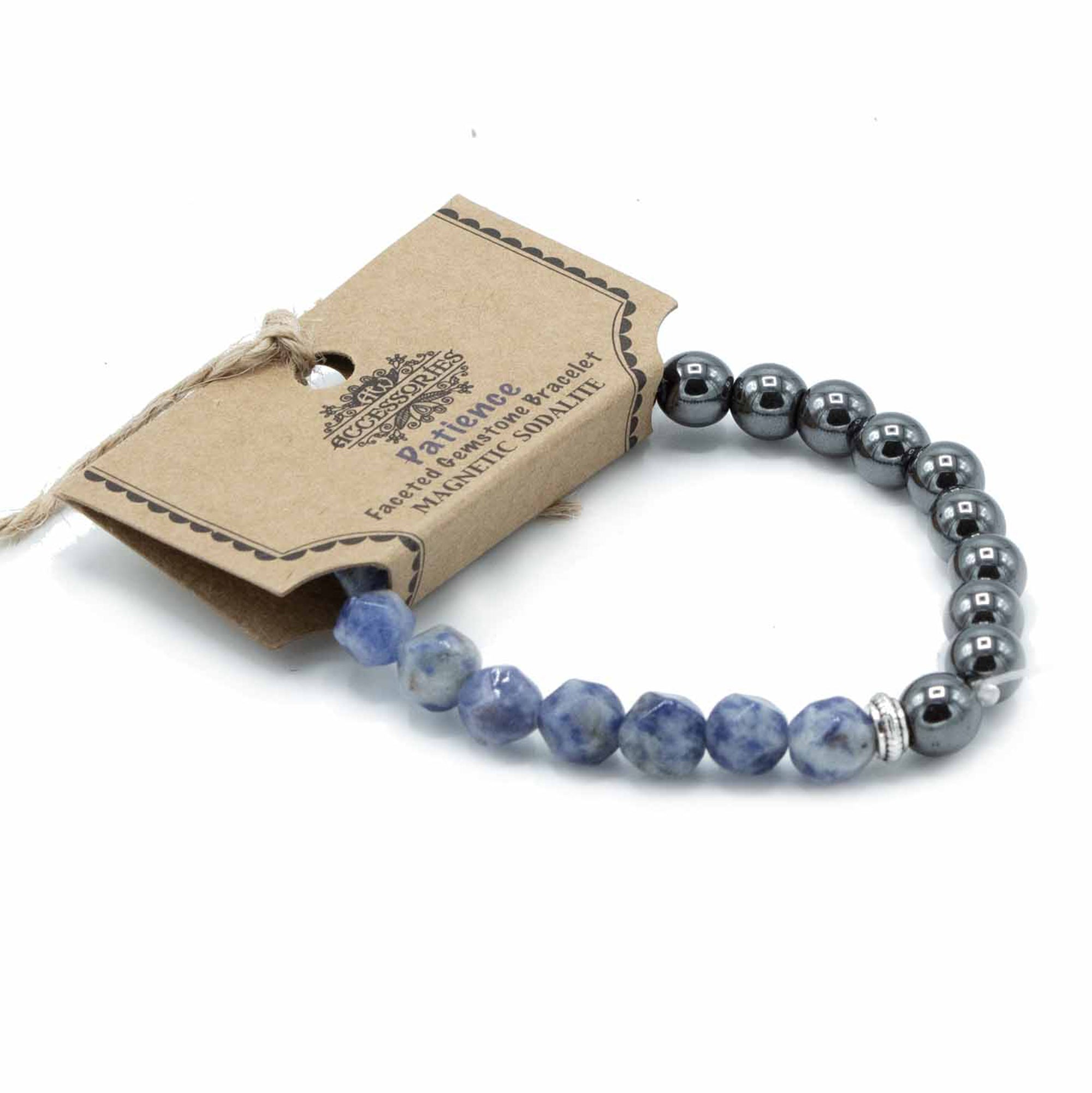 Sodalite Faceted Gemstone Bracelet - Gemstone Bracelets from thetraditionalgiftshop.com