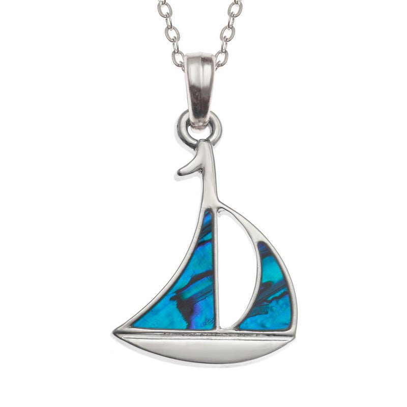 Yacht Paua Shell Necklace - Tide Jewellery from thetraditionalgiftshop.com
