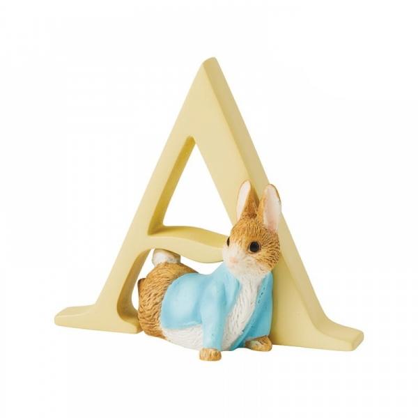 "A" Peter Rabbit Alphabet Letter - Beatrix Potter from thetraditionalgiftshop.com
