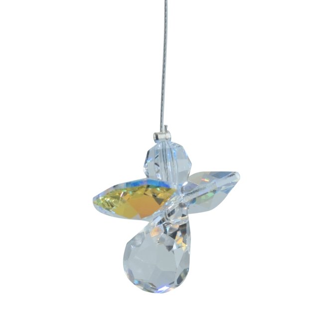 April Birthstone Crystal Guardian Angel - Aurora Borealis (Small)
