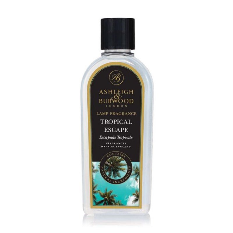 Ashleigh & Burwood Tropical Escape Fragrance Lamp Oil (500ml) - Ashleigh & Burwood Fragrance Lamps from thetraditionalgiftshop.com