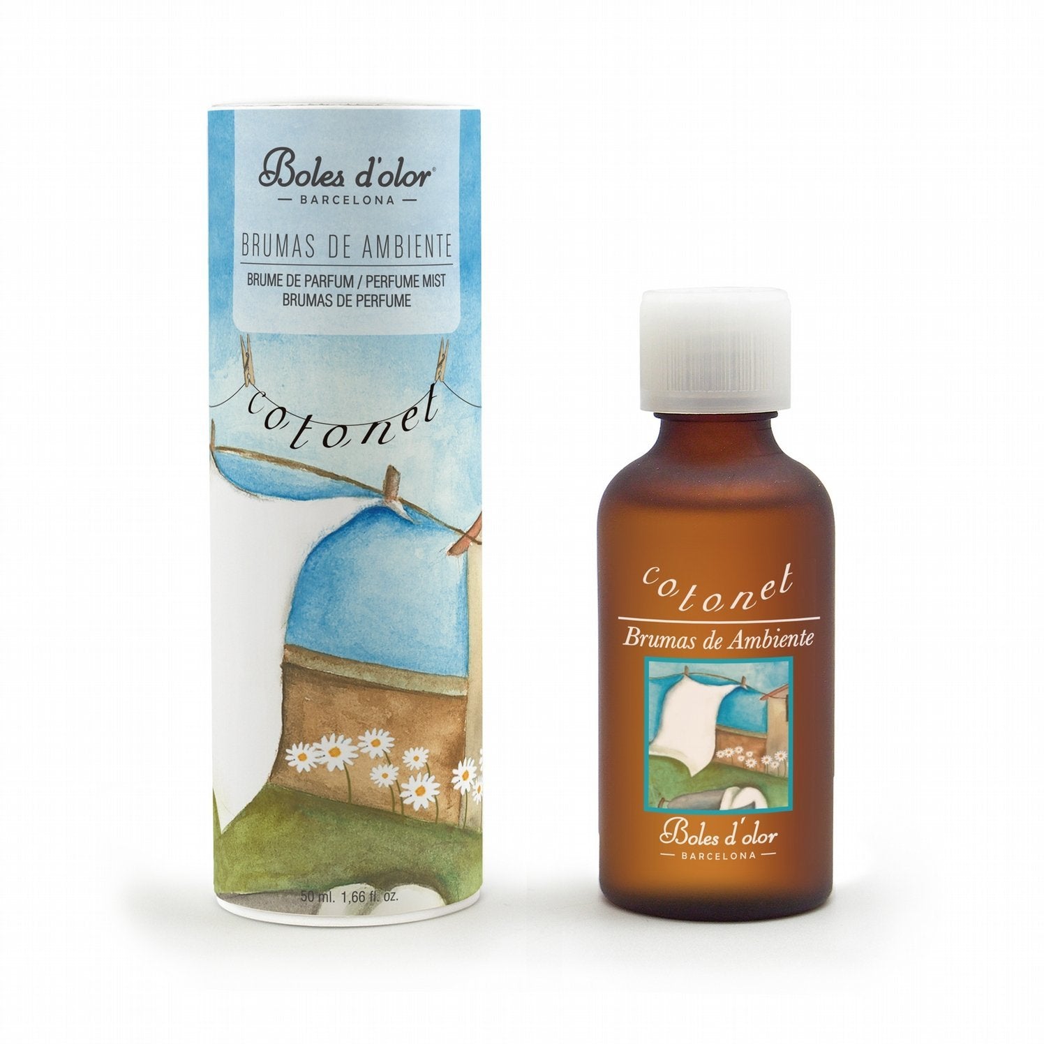 Boles d'olor Clean Cotton (Cotonet) Brumas de Ambiente Essence (50ml) - Boles d'olor Fragrance Mist Oils & Mist Diffusers from thetraditionalgiftshop.com