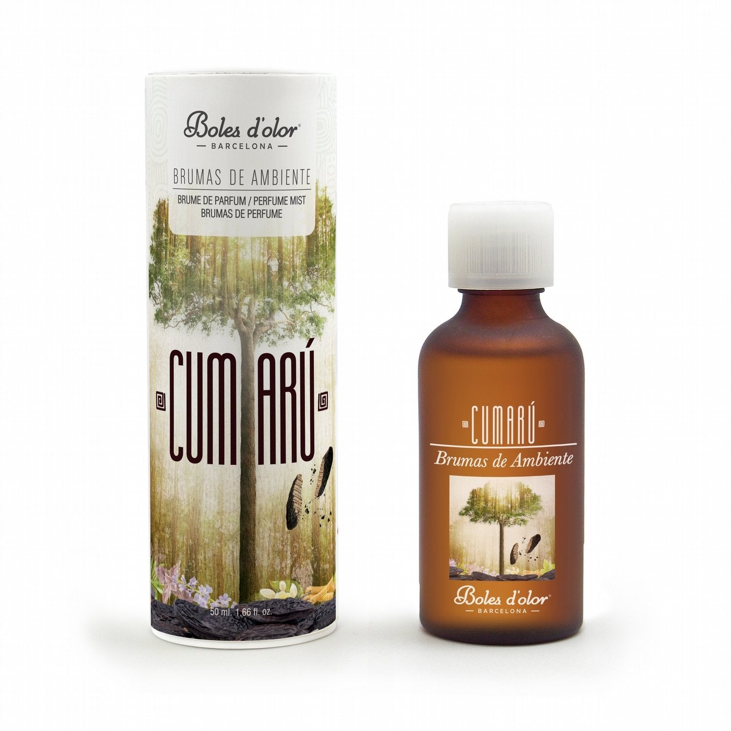 Boles d'olor Cumaru (Haba Tonka) Brumas de Ambiente Essence (50ml) - Boles d'olor Fragrance Mist Oils & Mist Diffusers from thetraditionalgiftshop.com