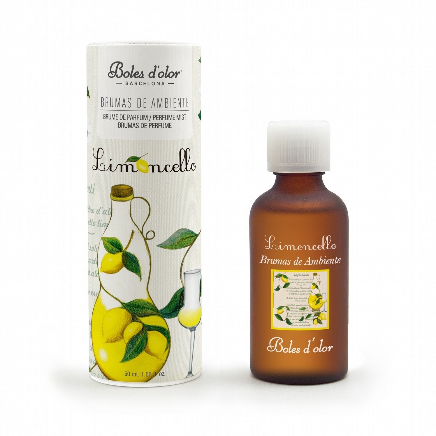 Boles d'olor Limoncello Brumas de Ambiente Essence (50ml) - Boles d'olor Fragrance Mist Oils & Mist Diffusers from thetraditionalgiftshop.com