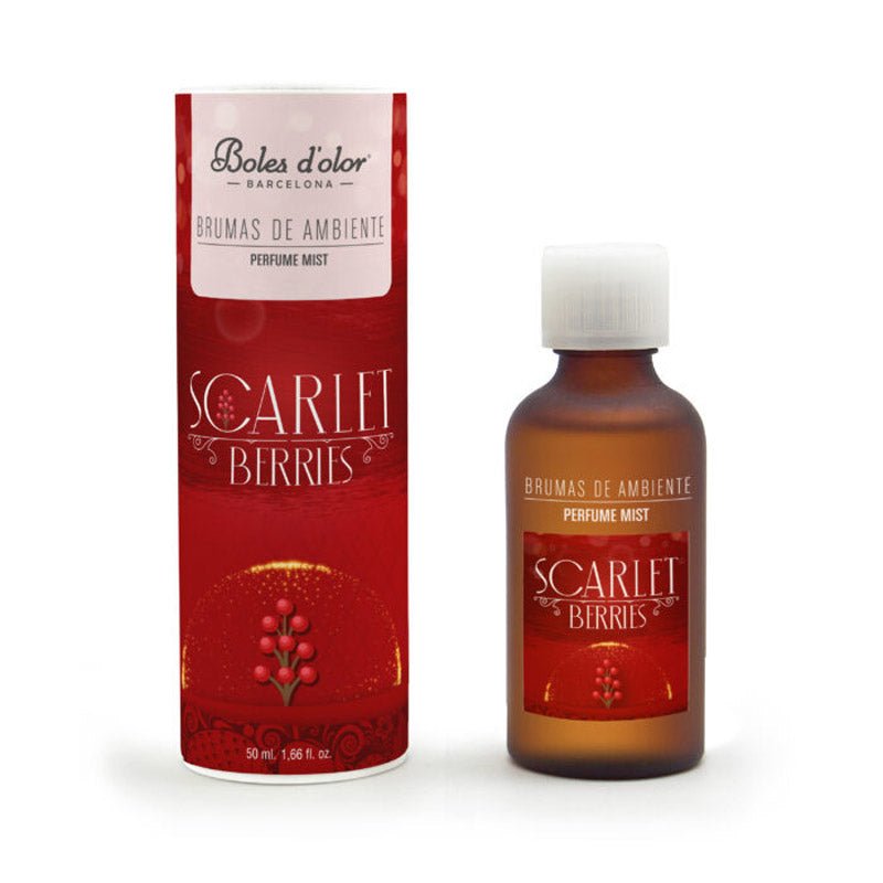 Boles d'olor Scarlet Berries Brumas de Ambiente Essence (50ml) - Boles d'olor Fragrance Mist Oils & Mist Diffusers from thetraditionalgiftshop.com