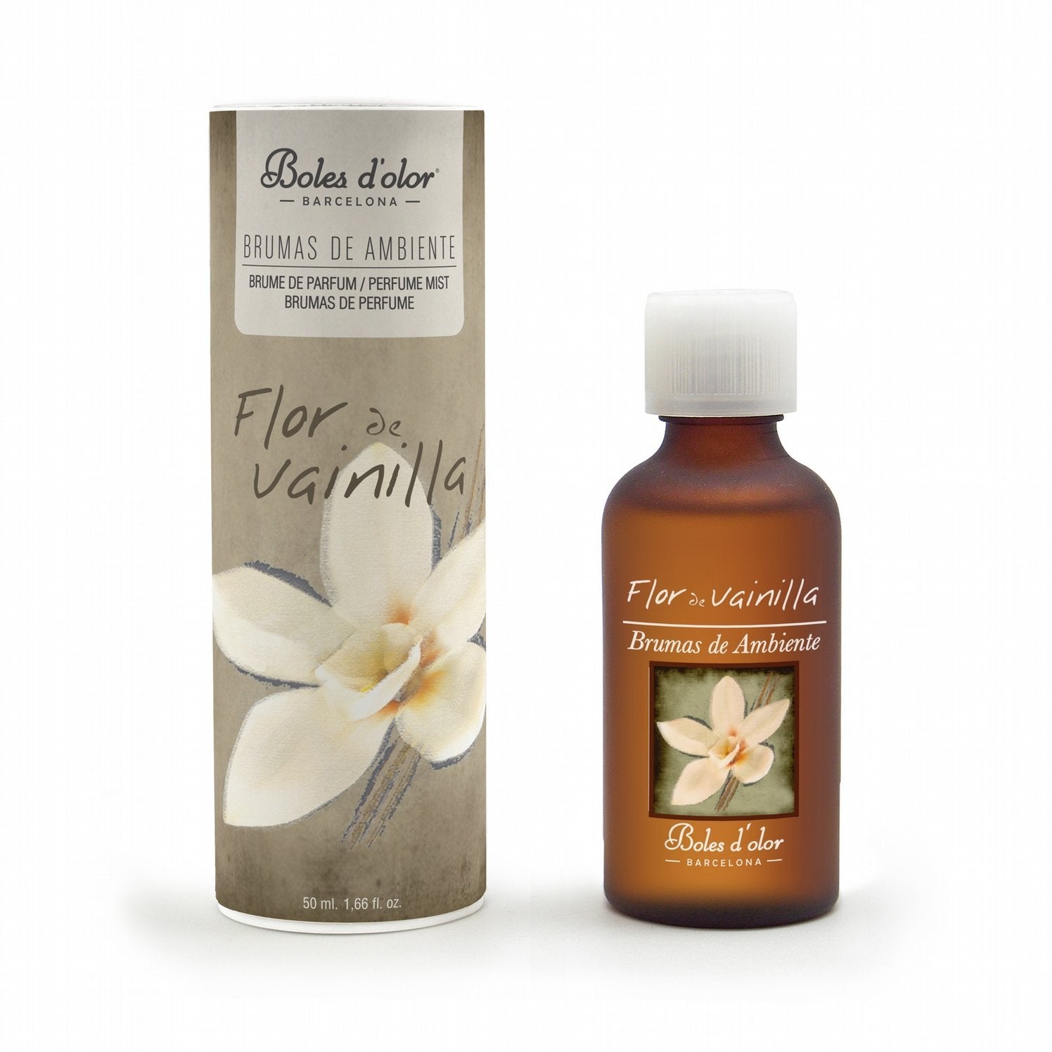 Boles d'olor Vanilla Flower (Flor de Vainilla) Brumas de Ambiente Essence (50ml) - Boles d'olor Fragrance Mist Oils & Mist Diffusers from thetraditionalgiftshop.com