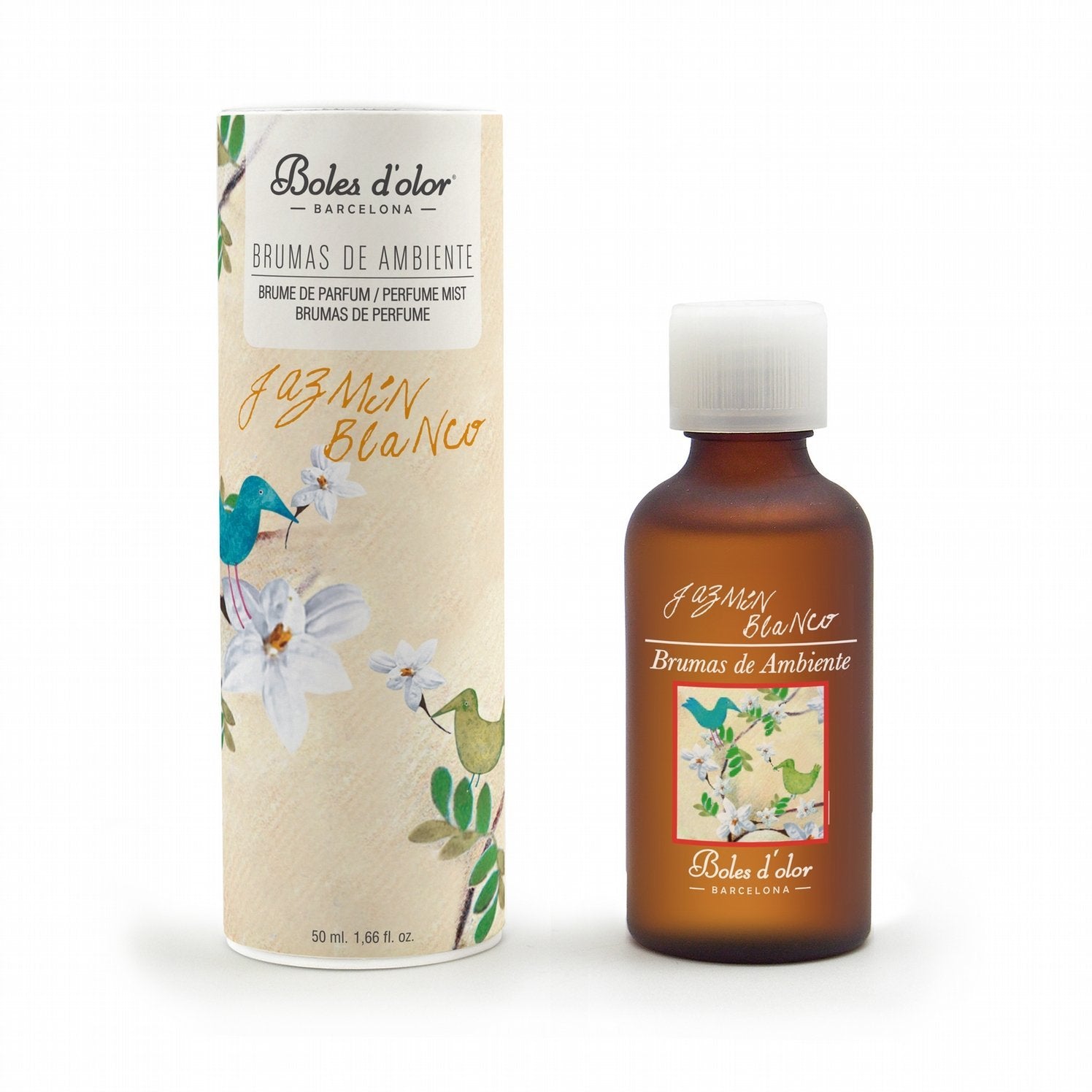 Boles d'olor White Jasmine (Jazmin Blanco) Brumas de Ambiente Essence (50ml) - Boles d'olor Fragrance Mist Oils & Mist Diffusers from thetraditionalgiftshop.com