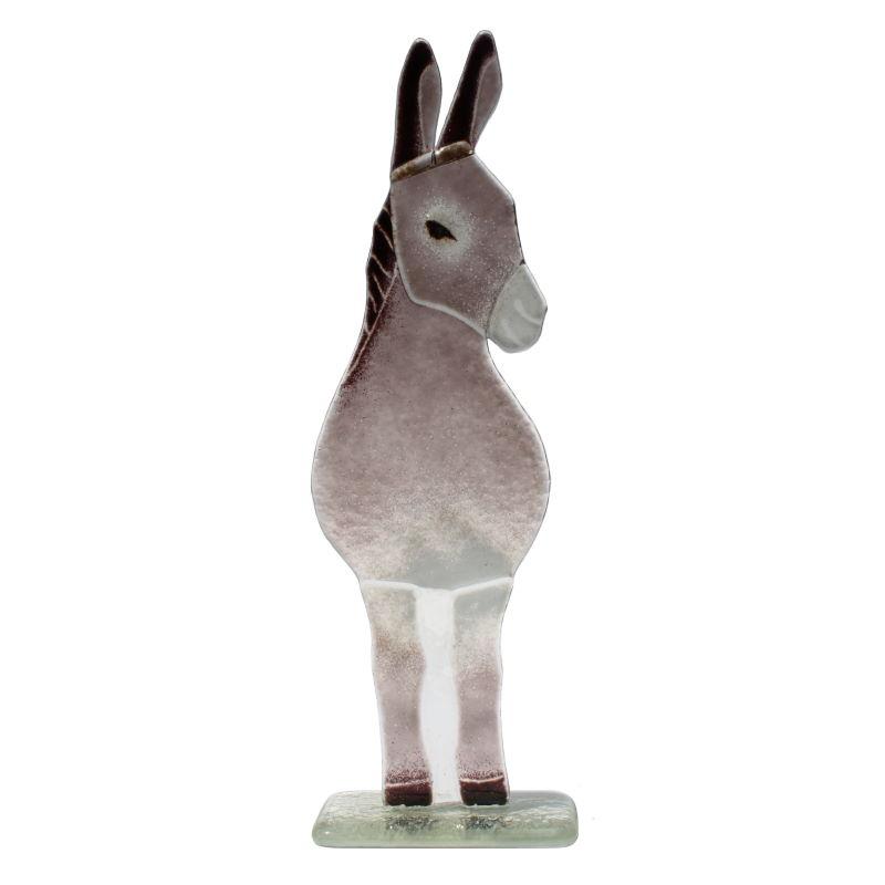 Dillon the Donkey Fused Glass Ornament - D&J Glassware Fused Glass from thetraditionalgiftshop.com