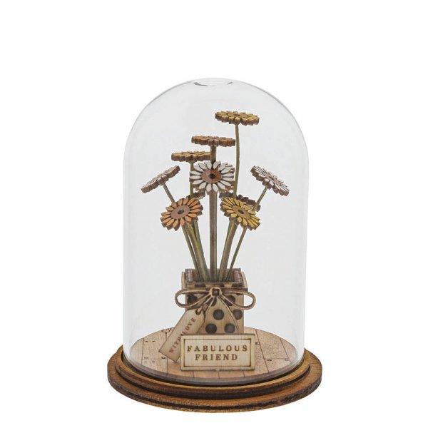 Fabulous Friend Flower Kloche - Kloche from thetraditionalgiftshop.com