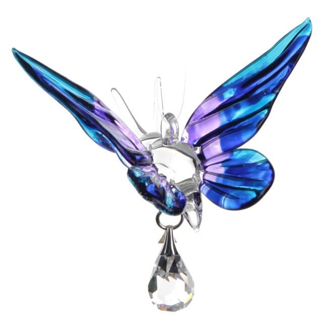 Fantasy Glass Butterfly - Purple