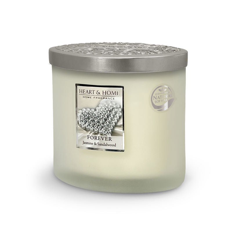 Forever Ellipse 2 Wick Candle - Heart & Home from thetraditionalgiftshop.com