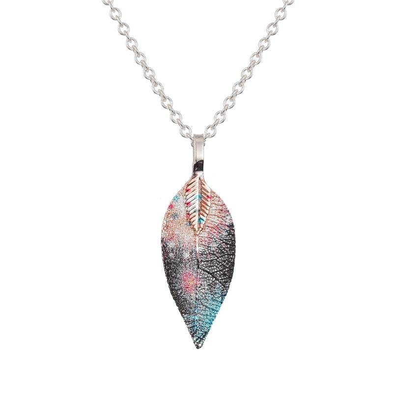 Galaxy Leaf Necklace
