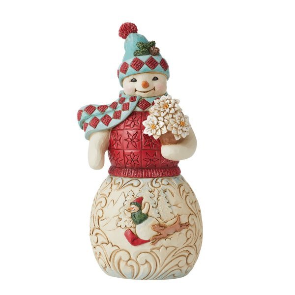 Hooray For Snow Days (Winter Wonderland Snowman with Sledding Scene) - Heartwood Creek by Jim Shore from thetraditionalgiftshop.com
