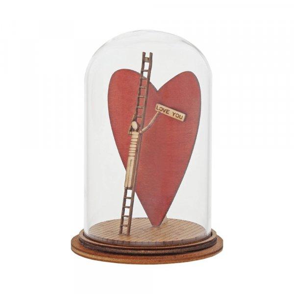 Love You Heart Kloche - Kloche from thetraditionalgiftshop.com