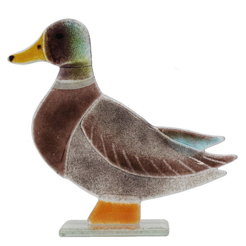 Mallard Duck Fused Glass Ornament - D&J Glassware Fused Glass from thetraditionalgiftshop.com