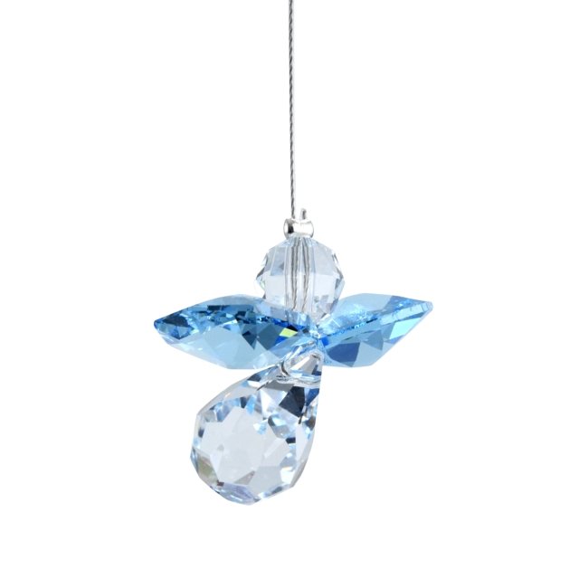 March Birthstone Crystal Guardian Angel – Aquamarine (Small)