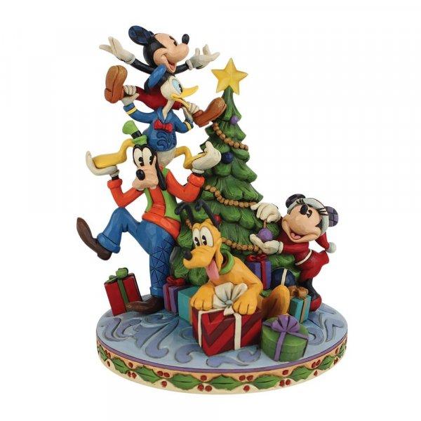 Merry Tree Trimming (Fab 5 Decorating the Tree) - Disney Traditions from thetraditionalgiftshop.com