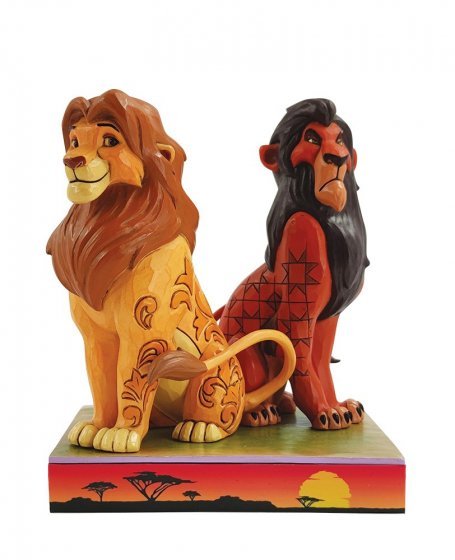 Proud & Petulant (Simba & Scar) - Disney Traditions from thetraditionalgiftshop.com