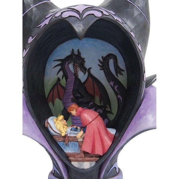 True Love's Kiss (Maleficent Headdress Diorama) - Disney Traditions from thetraditionalgiftshop.com