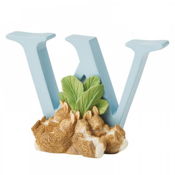"W" Flopsy Bunnies Alphabet Letter - Beatrix Potter from thetraditionalgiftshop.com