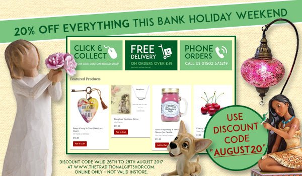 August Bank Holiday Saving - The Gift Shop (Oulton Broad)