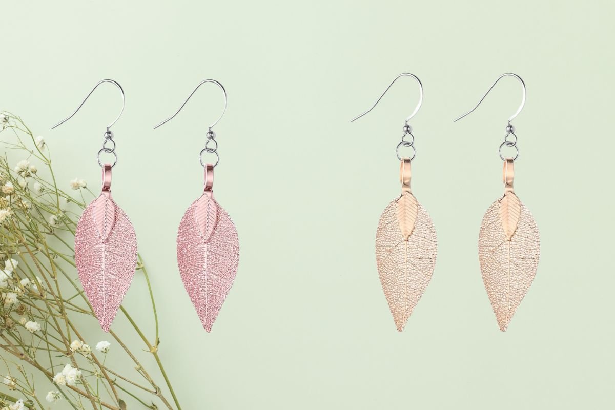 How To Make Leaf Earrings - The Gift Shop (Oulton Broad)