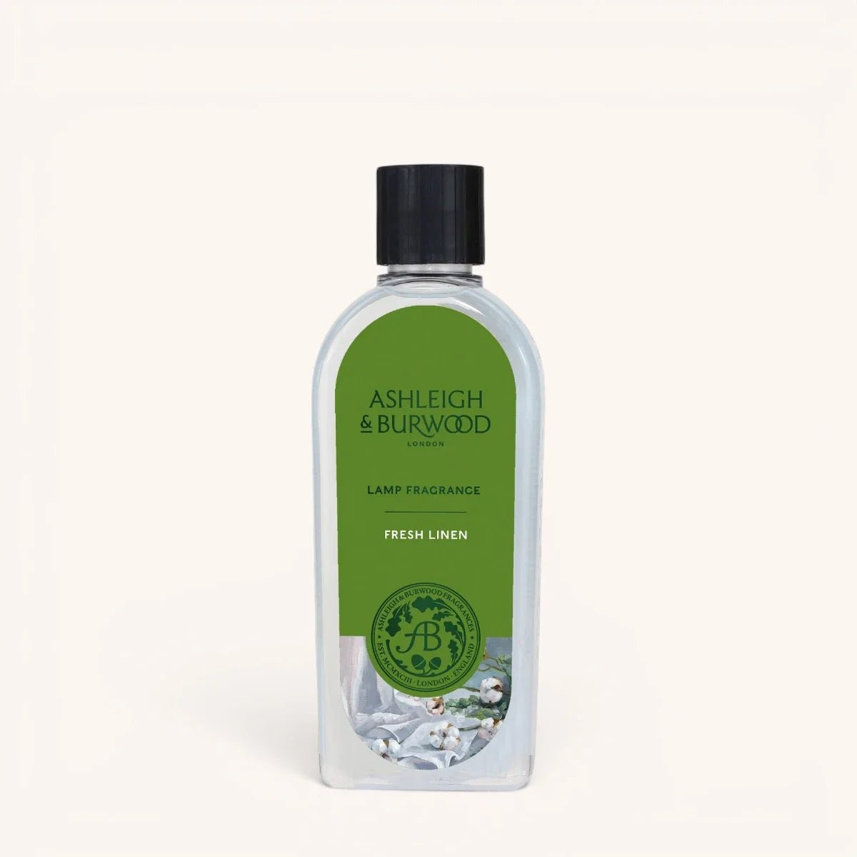 Ashleigh & Burwood Fresh Linen Fragrance Lamp Oil (500ml) - Ashleigh & Burwood Fragrance Lamps from thetraditionalgiftshop.com