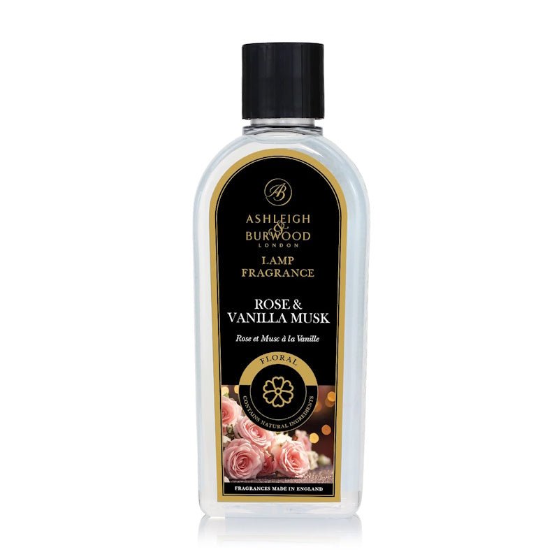 Ashleigh & Burwood White Christmas (Rose & Vanilla Musk) Fragrance Lamp Oil (500ml) - Ashleigh & Burwood Fragrance Lamps from thetraditionalgiftshop.com