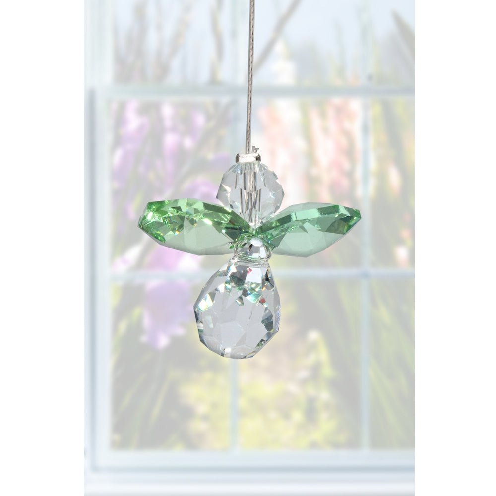 August Birthstone Crystal Guardian Angel - Peridot (Small) - Wild Things Crystal from thetraditionalgiftshop.com