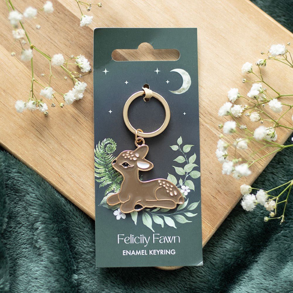Felicity Fawn Keyring - Jones Home & Gift from thetraditionalgiftshop.com