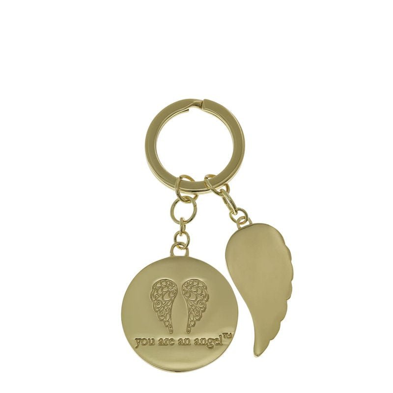 Mum, My Best Friend Angel Wing Boxed Keyring - You Are An Angel from thetraditionalgiftshop.com