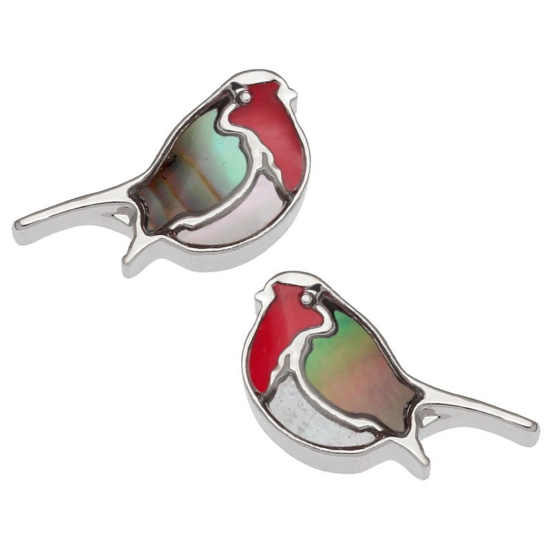 Robin Paua Shell Stud Earrings - Tide Jewellery from thetraditionalgiftshop.com
