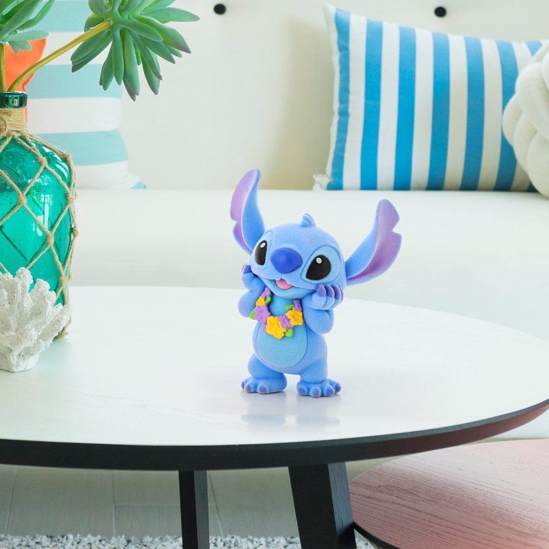 Stitch Flocked Figurine - Grand Jester Studios from thetraditionalgiftshop.com