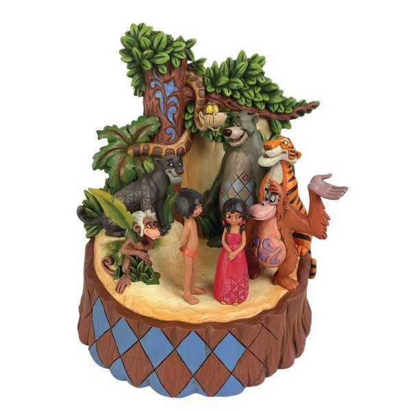 A Jungle Jubilee (The Jungle Book Carved By Heart) - Disney Traditions from thetraditionalgiftshop.com