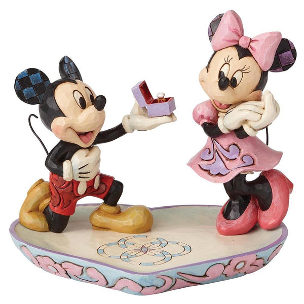 A Magical Moment (Mickey Proposing to Minnie Mouse Figurine)